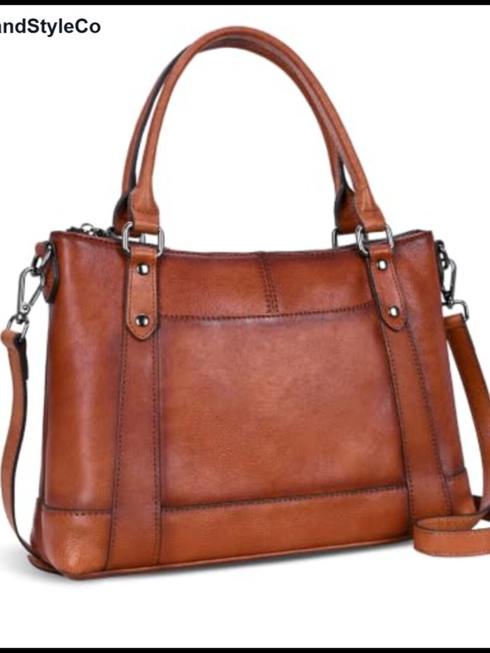 Iswee Leather Crossbody Purse Satchel Bag for Everyday Women